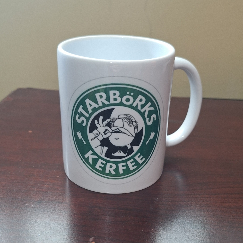 Swedish Chef Funny Starborks Kerfee Starbucks Parody Mug